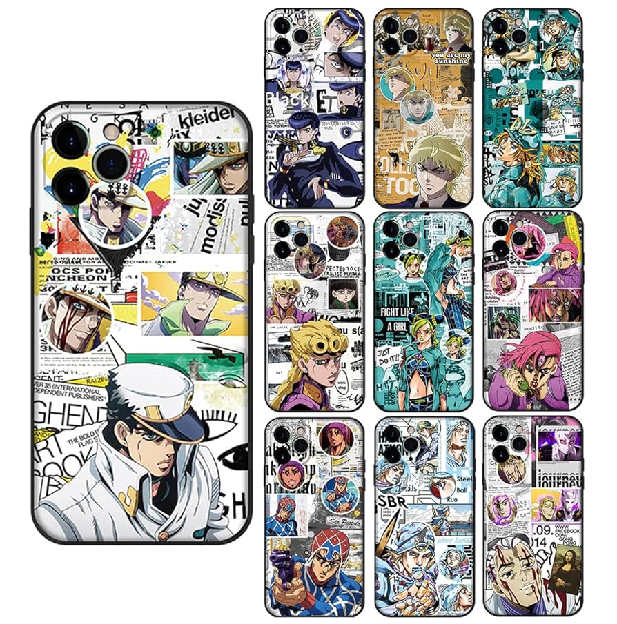 Amazon.co.jp: ジョジョの奇妙な冒険 スマホケース 13ケース 空